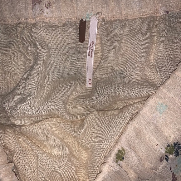 Free People Pale Yellow Floral Skirt - Picture 5 of 5